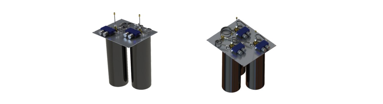 3-Channel Cavity Combiner VHF (8-Inch)